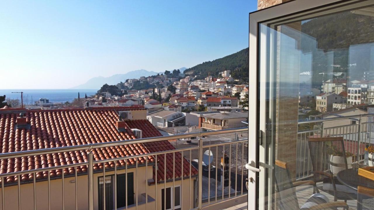 Penthouse Altus Apartment Baska Voda Bagian luar foto
