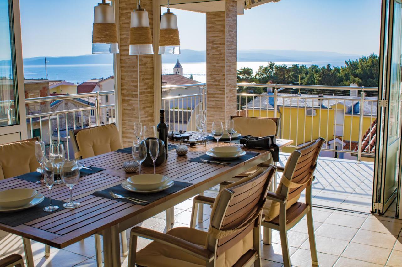 Penthouse Altus Apartment Baska Voda Bagian luar foto