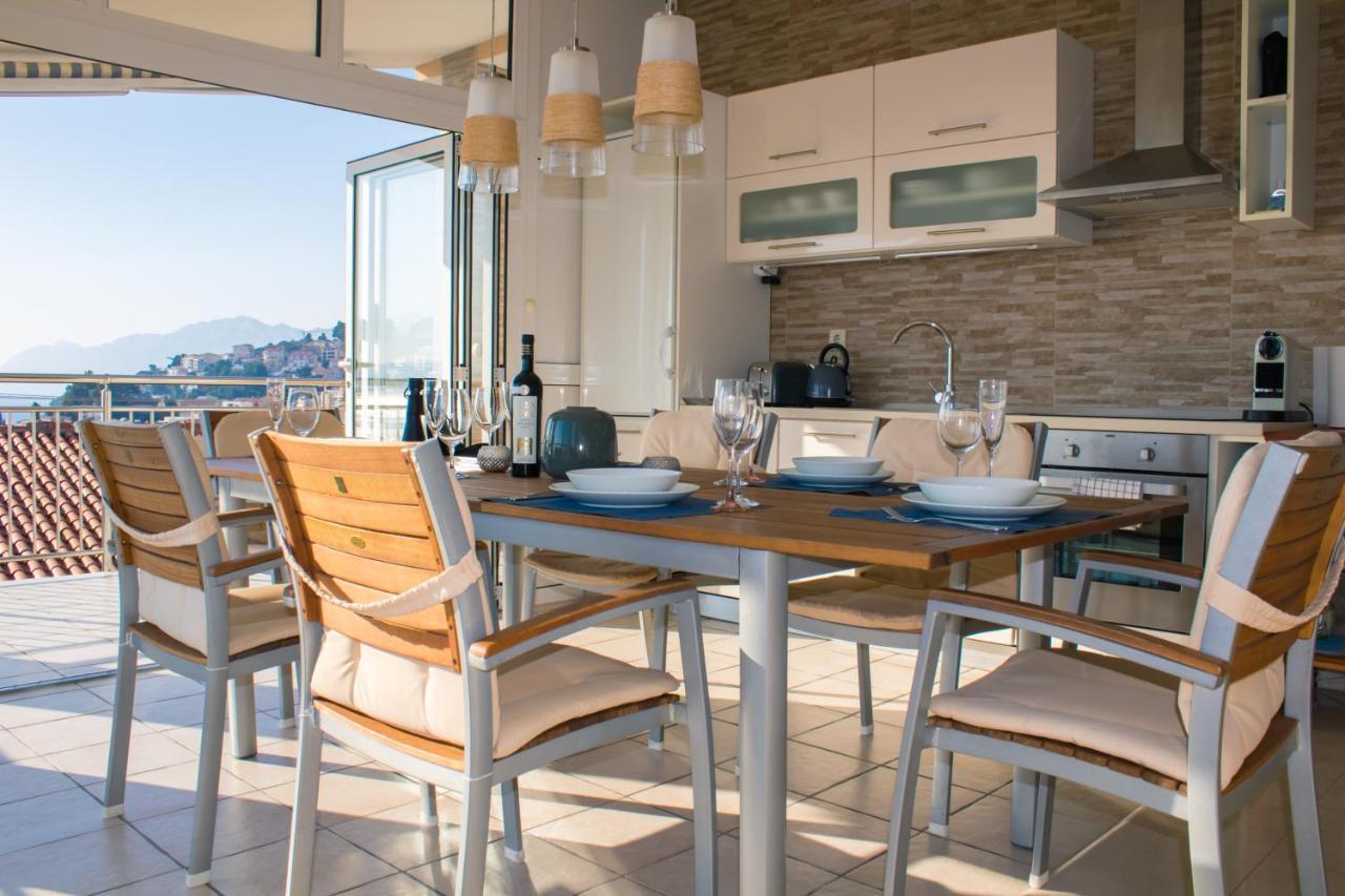 Penthouse Altus Apartment Baska Voda Bagian luar foto