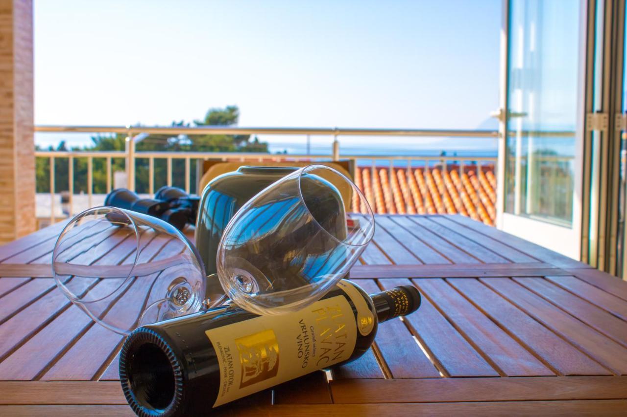 Penthouse Altus Apartment Baska Voda Bagian luar foto